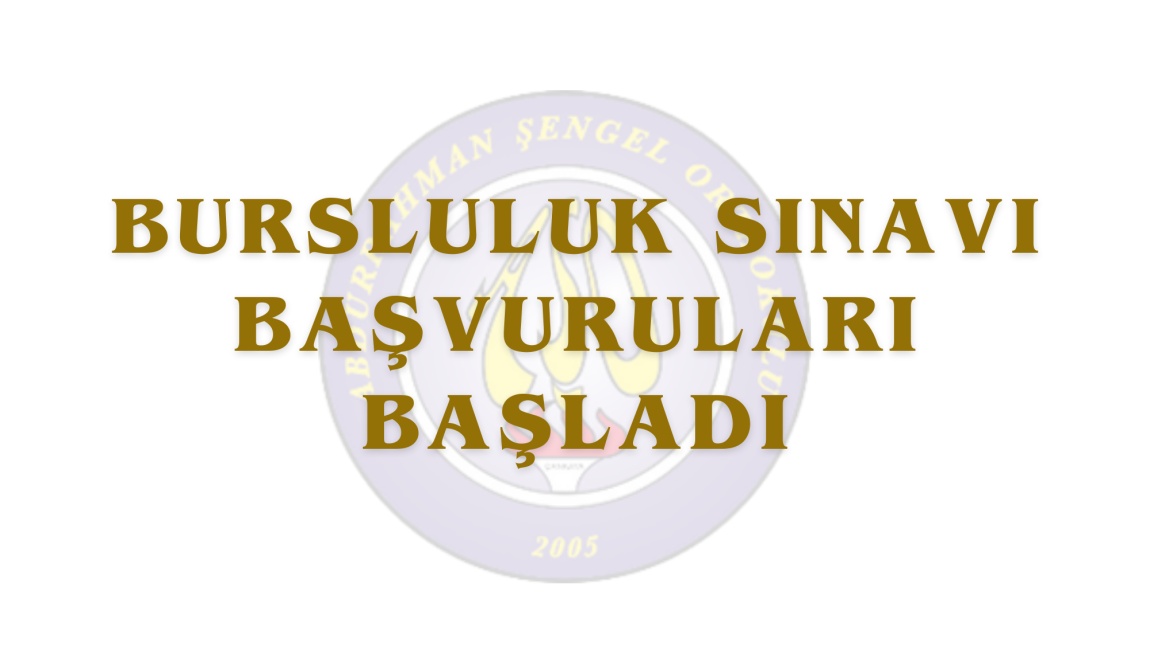 2025 Bursluluk Sınavı Başvuruları Başladı